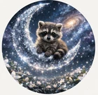 Hayleybug 1 oz Stellar Bandit Racoon Silver Round w/ COA POP 20