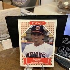 1991 ProCards Minor League #60 Albie Lopez Burlington Indians