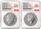 2 Coin Set 2026 Morgan and Peace Reverse Proof Privy NGC RP70 FR Flag Pre-Sale