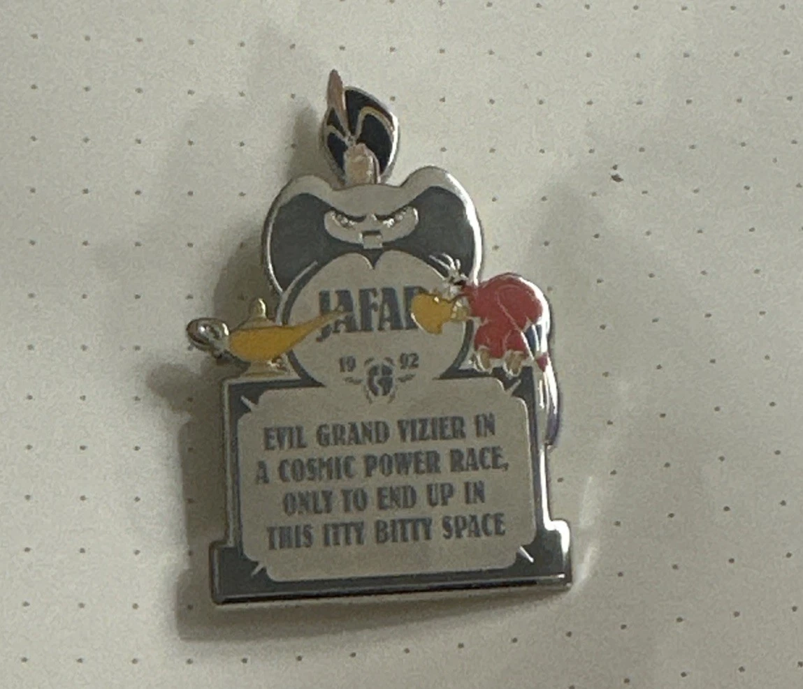 Disneyland Collector LE Pin Fearly Departed Haunted Mansion Tombstone JAFAR