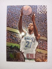 1995-96 Fleer Metal Kevin Garnett RC #167 Minnesota Timberwolves Rookie Card HOF. rookie card picture