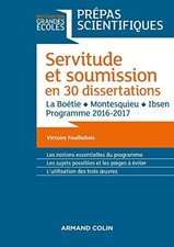 Servitude et soumission en 30 dissert... - Victoire Feuillebois - V2271859