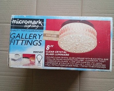 Micromark Beleuchtung, klare Kristallglasleuchte