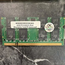 16GB 4x4GB DDR2 SDRAM SO-DIMM PC2-6400S 200-Pin 2Rx8 MPN 13647