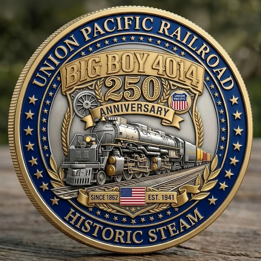 Union Pacific Big Boy 4014 Historic Steam Coin Commemorative Coin