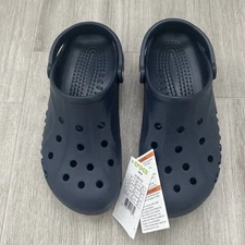 Crocs Baya Unisex Clogs Comfort Shoes Sandals Navy Men's Sz 9 W 11 new NWT