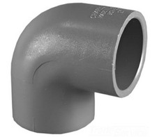 Charlotte Pipe PVC083002400 3 in. Slip x Slip Schedule 80 PVC 90-Degree Elbow