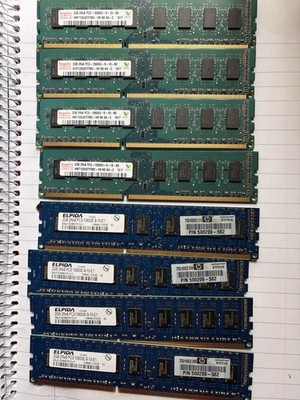 2GB Hynix/Elpida   Pc3 10600u/10600e