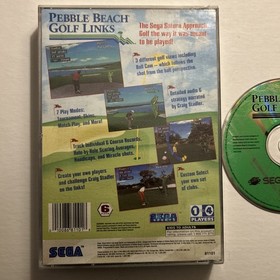 Pebble Beach Golf Links (Sega Saturn, 1995) Complete in Box CIB
