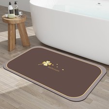 Hard Stone Diatomaceous Earth Bath Mat for Modern Bathroom