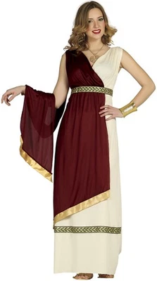 | RömerinnenKostüm für Damen 3840/M – Umhang, Gürtel und Tunika – Römer und G... - Bild 1 von 4