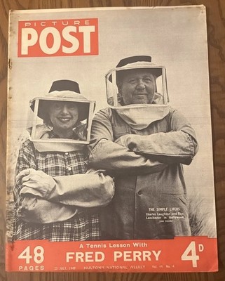 Picture Post Magazine 1949 JUL 23 Fred Perry tennis lesson / Salisbury cathedral