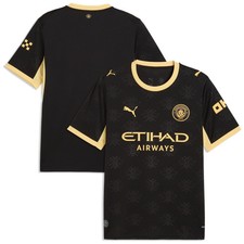 Men's Puma  Black Manchester City 2026/27 Away Replica Jersey
