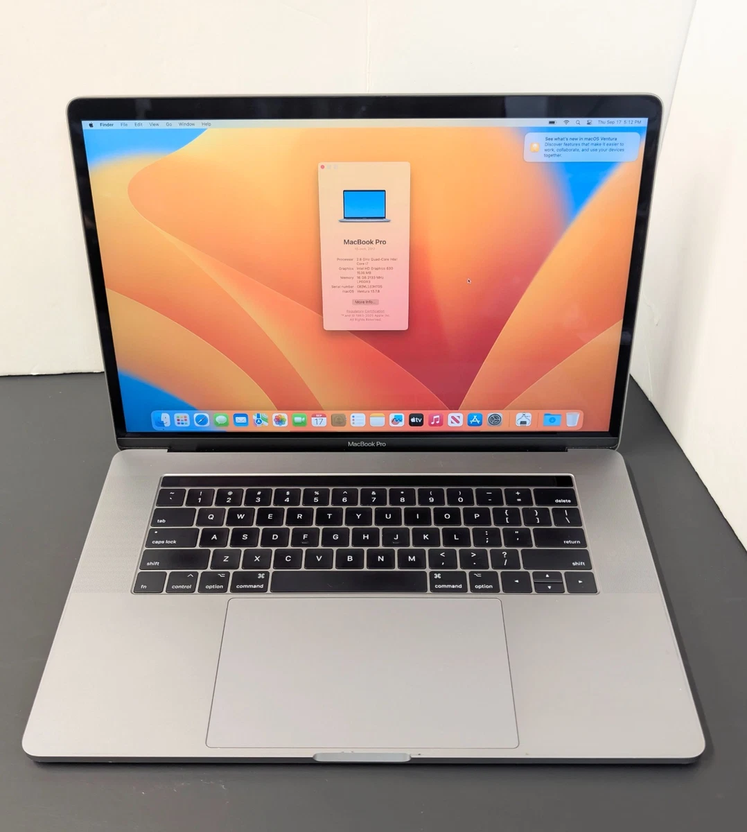 Apple MacBook Pro 15 in 2017 for sale | eBay