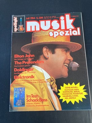 spotlight musik spezial 7/1984 ELTON JOHN Passport PRETENDERS Terry Brooks BJH