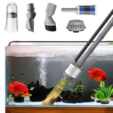 Aquarium Fish Tank Gravel Sand Cleaner 15KPA Suction Auto Water Change 30W