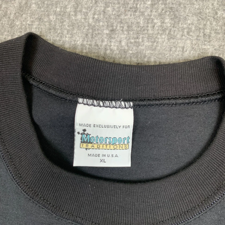 Vintage Terry Labonte NASCAR Kelloggs Racing T-Shirt Mens XL Black Car Deadstock - Image 3 of 4