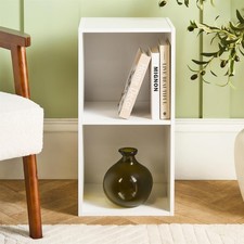 OHS Oslo Cube Storage Wood Effect Bookcase Freestanding Open Shelf Unit