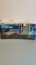 4 RV Step Rug Camco Gray Wrap Around 18" Trailer Parts Camper Stair Cover New 