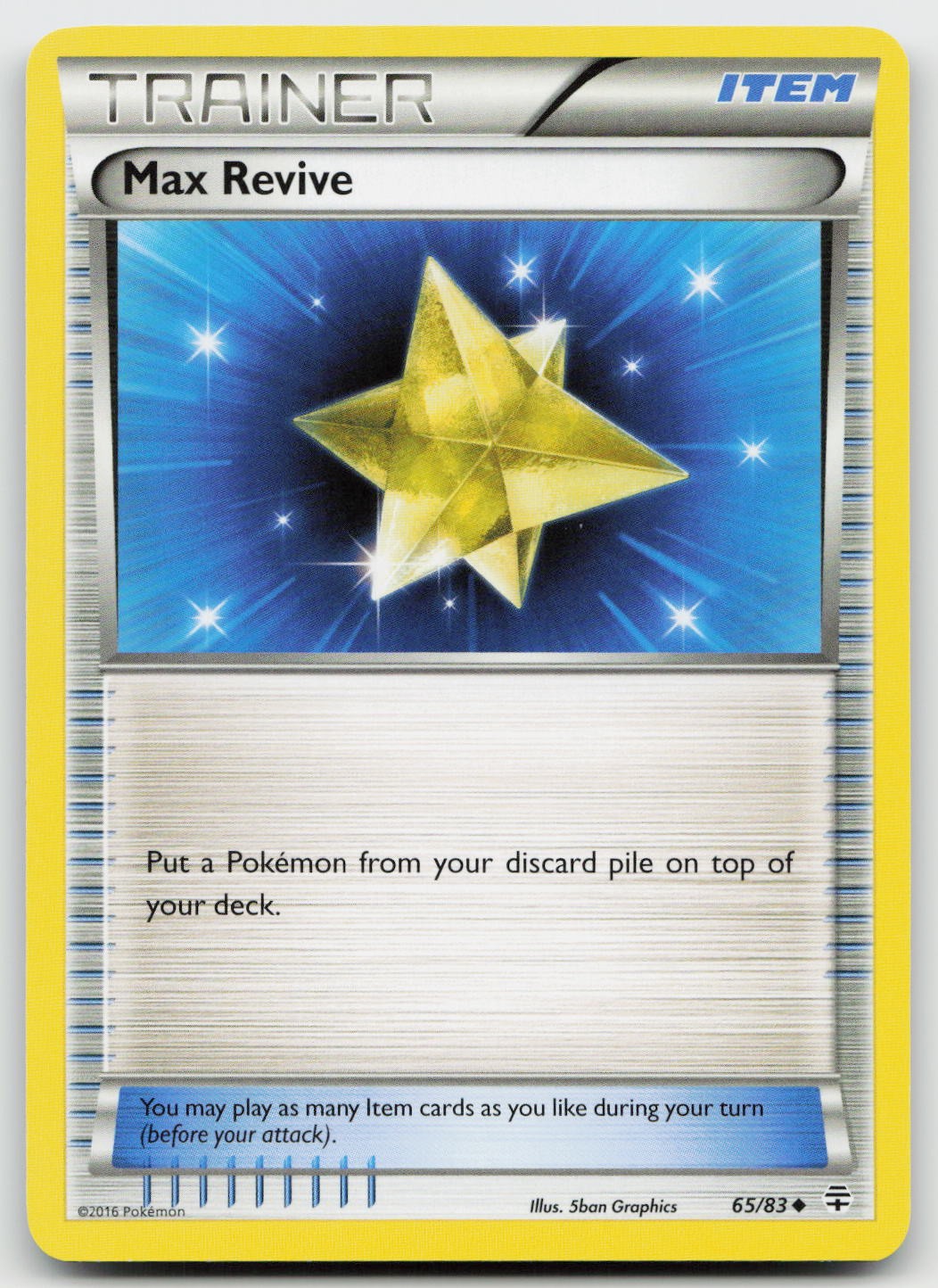 Max Revive 65/83 -LP- Pokemon EN Generations