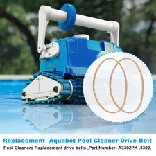 Pool Cleaner Drive Belts for Aquabot Replacement Parts A3302PK 3302  - 4 Pack