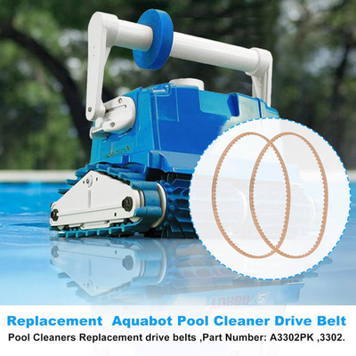 Pool Cleaner Drive Belts for Aquabot Replacement Parts A3302PK 3302  - 4 Pack