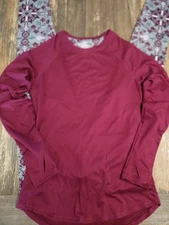 Climate Right Cuddle Duds Soft Plum/Gray top/bottom set size Small