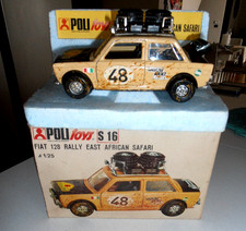 POLITOYS ART. S 16 RARE 1:25 COLLEZIONISTI "FIAT 128 RALLY EAST AFRICAN SAFARI"