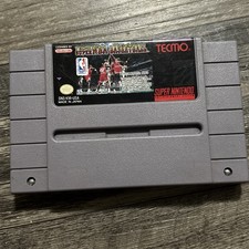 Tecmo Super NBA Basketball Super Nintendo SNES - Cart Only Tested Fast Shipping