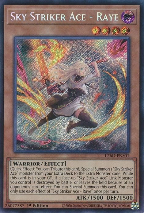 Sky Striker Ace = Zero L26D-ENS34 Legendary Modern Decks 2026 for