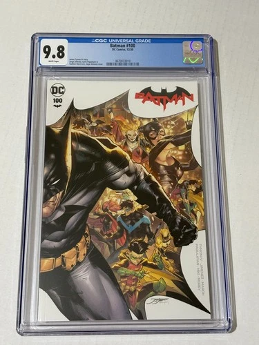 Batman # 100  (12/20) CGC Graded Comic Book 9.8 NM/M WP Jimenez Cover