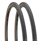 2 PACK: Kenda K830 Street Hybrid Tires 700x38c Black/Brown Clincher 700c - PAIR