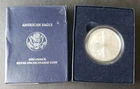 2007 W Burnished $1 American Silver Eagle Dollar
