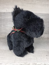 Vintage Russ Berrie DUFFY Scottish Terrier Plush Black Puppy Dog HTF b222