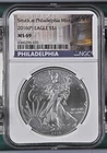 2016-P American Silver Eagle S$1 - NGC MS 69