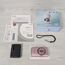 Canon IXY 630 Pink Digital Camera 16MP 12x Zoom Wi-Fi Full HD w/Box Tested