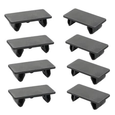 8 Pcs Rocker Switch Panel Cover ABS Rectangular Rocker Switch Blank Snap-in Hole
