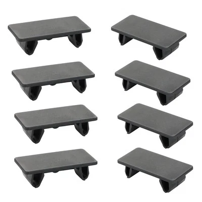 DQITJ 8 Pcs Rocker Switch Panel Cover ABS Rectangular Rocker Switch Blank Snap-in Hole