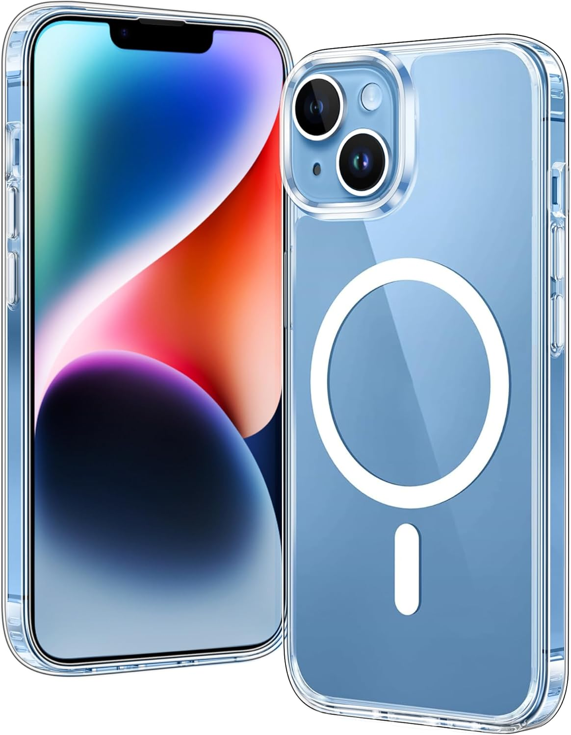 for Iphone 14 Phone Case: for Iphone 13 Phone Clear Case Magnetic Military Grade