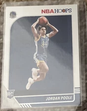 jordan poole rookie nba hoops base card