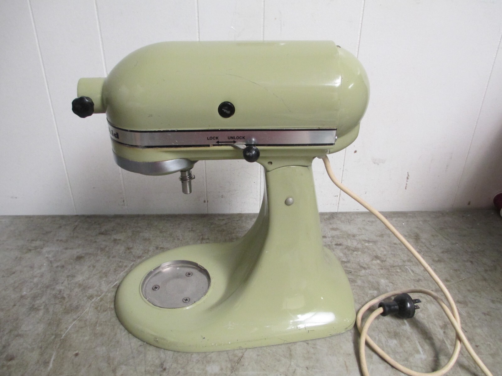 Vintage Kitchen Aid Mixer K45 Avocado Green 10 Speeds HOBART eBay