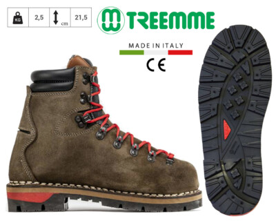 TREEMME Hochgebirgsschuh Rock CE 347 Leder Sohle TRAIL nagelbar 194-1