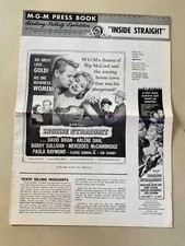 Inside Straight Pressbook 1951 David Brian, Arlene Dahl, Barry Sullivan, rare!