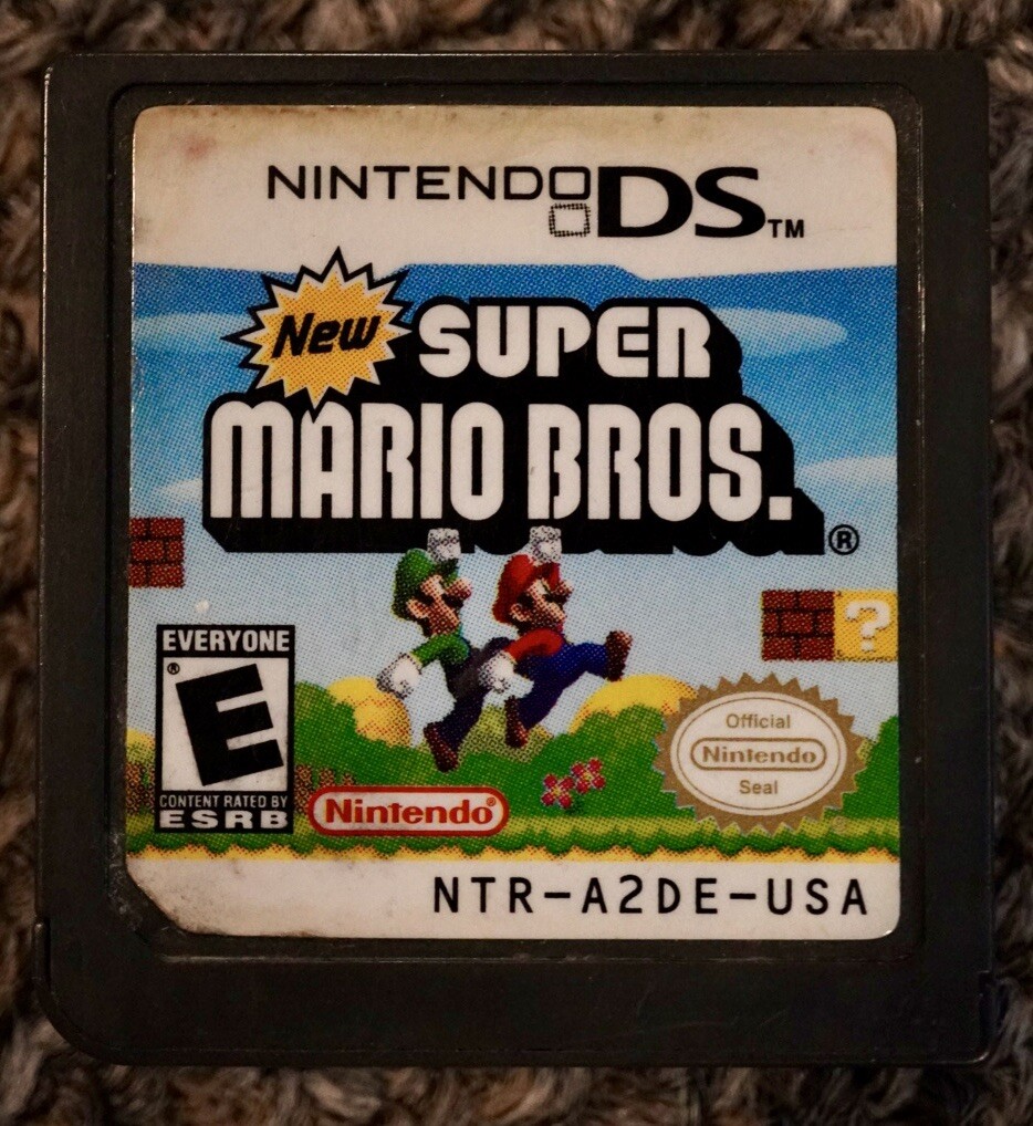 New Super Mario (Nintendo DS, 2006) CARTRIDGE ONLY Testing