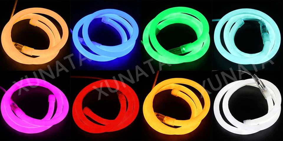 Flexible Neon 12v LED Light Glow EL Wire String Strip Rope Tube Decoration white - Image 2 of 4