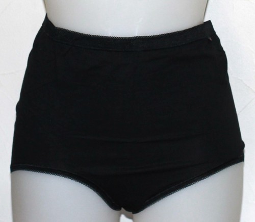 Lot De 2 Culottes Maxi SPIRIT OF COLOURS Taille FR46/48 - Noir, Coton Bio Stretch, Neuf Avec étiquettes