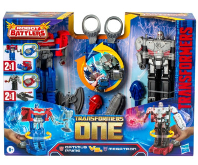 Transformers One Robot Battlers Action Figure Optimus Prime vs Megatron 2-Pack