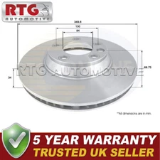 Front Right Brake Disc Fits Audi Q7 Porsche Cayenne VW Touareg #1