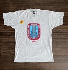 VTG 1985 Bay Bridge California Run SCREEN STARS USA Single Stitch L NEW 1980’s