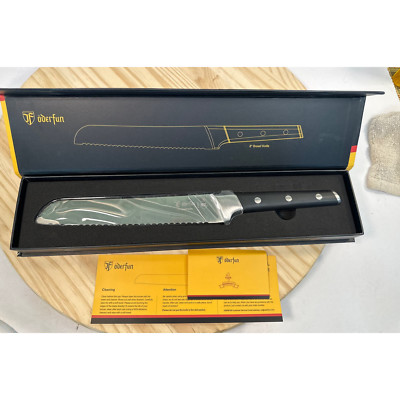 Overfun 8  Bread Knife. German Steel NSF Certified